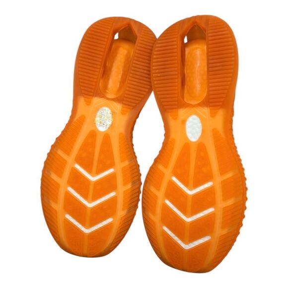 MAZINO MENS HIGH TOP AVENTURINE CHUNKY SNEAKER ORANGE ATHLEISURE CASUAL SHOES. - Picture 7 of 8